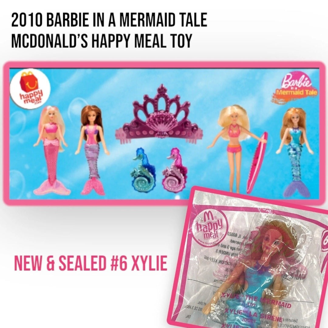 McDonald's Happy Meal Barbie Mermaid Tale año 2010