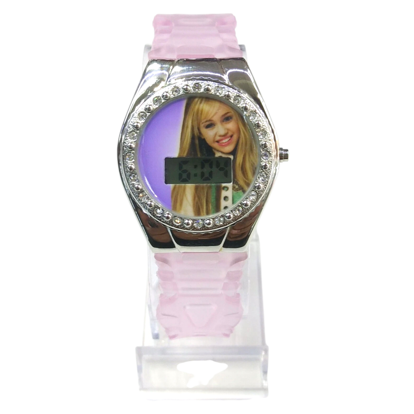 Años 2000s Reloj Hannah Montana VINTAGE rosa