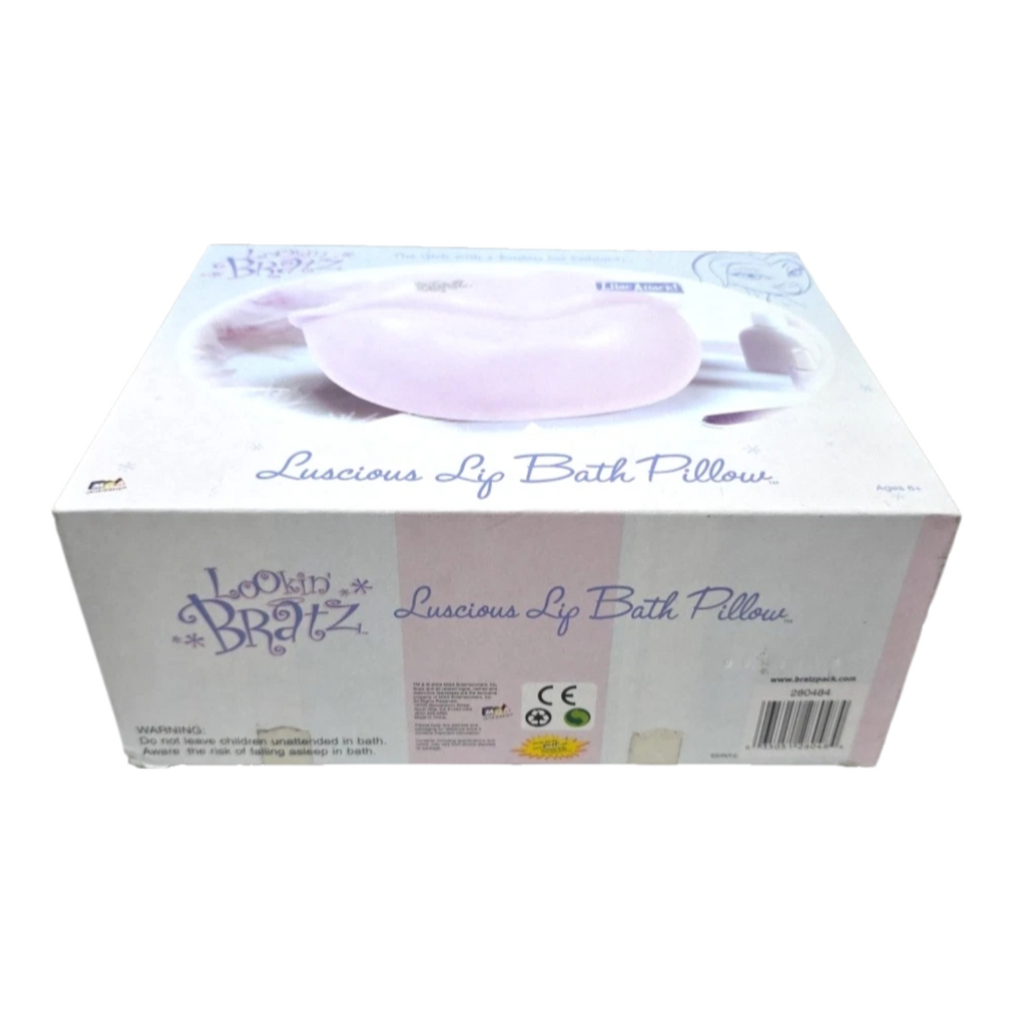 Cojín para baño Luscious Lips Bratz Lilac Attack año 2004 nuevo en caja LOOKING BRATZ MGA ENTERTAINMENT