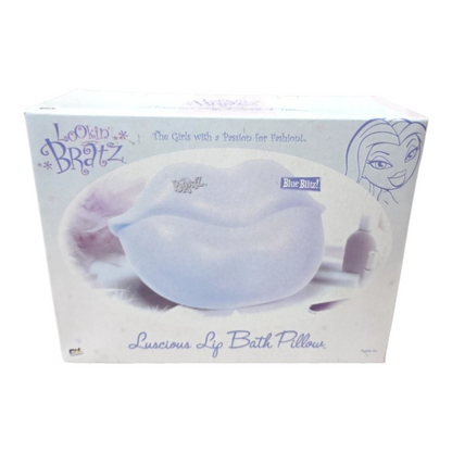 Cojín para baño Luscious Lips Bratz Blue Blitz año 2004 nuevo en caja LOOKING BRATZ MGA ENTERTAINMENT