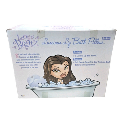 Cojín para baño Luscious Lips Bratz Blue Blitz año 2004 nuevo en caja LOOKING BRATZ MGA ENTERTAINMENT