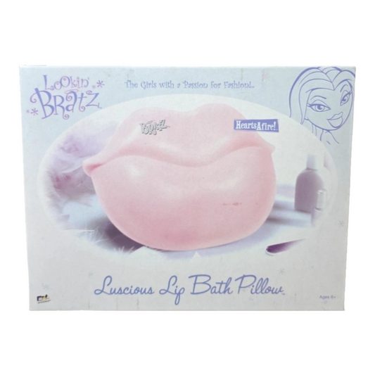 Cojín para baño Luscious Lips Bratz Hearts A Fire año 2004 nuevo en caja LOOKING BRATZ MGA ENTERTAINMENT