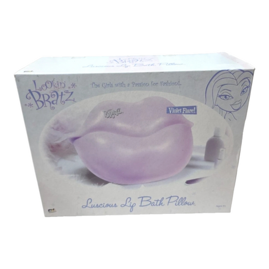 Cojín para baño Luscious Lavanda Bratz Violet Flare año 2004 nuevo en caja LOOKING BRATZ MGA ENTERTAINMENT