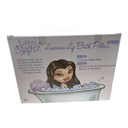 Cojín para baño Luscious Lavanda Bratz Violet Flare año 2004 nuevo en caja LOOKING BRATZ MGA ENTERTAINMENT