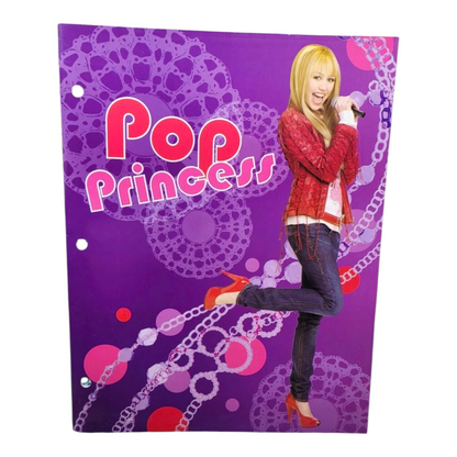 Años 2000s Hannah Montana Folder Carta año 2008