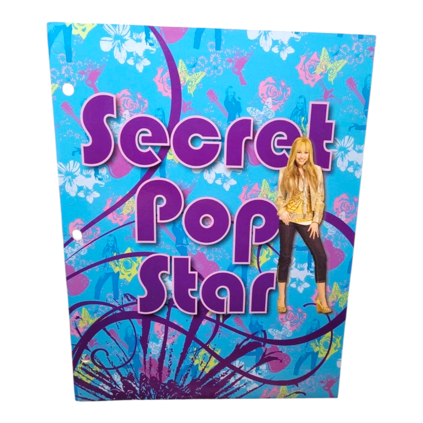 Años 2000s Hannah Montana Folder Carta año 2008
