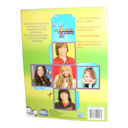 Años 2000s Hannah Montana Libro actividades año 2008 papel tipo revista azul