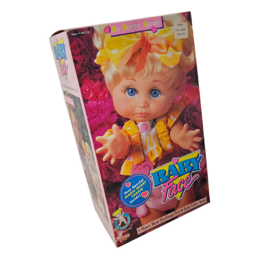 Baby face Galoob Vintage NIB So sorry Sarah