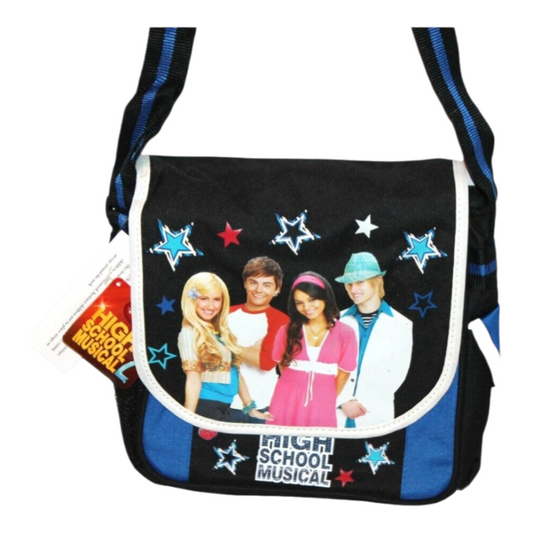High school musical Vintage años 2000s Crossbody Azul 28x26 cms aprox