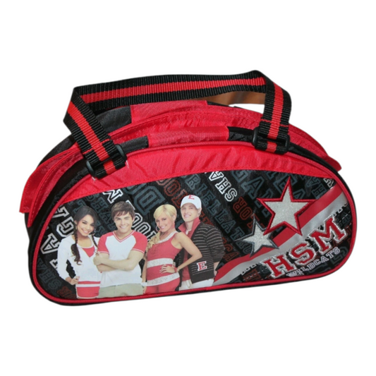 High school musical Vintage años 2000s lonchera/hielera térmica roja con termo genérico 30x17 cms aprox