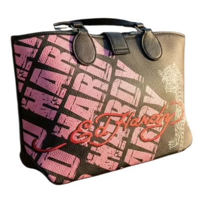 Bolso Ed Hardy checkers  41x24cm aprox