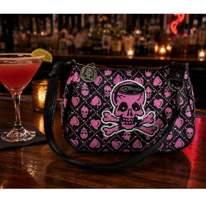 Bolsa de hombro pequeña Ed Hardy 22x13cm