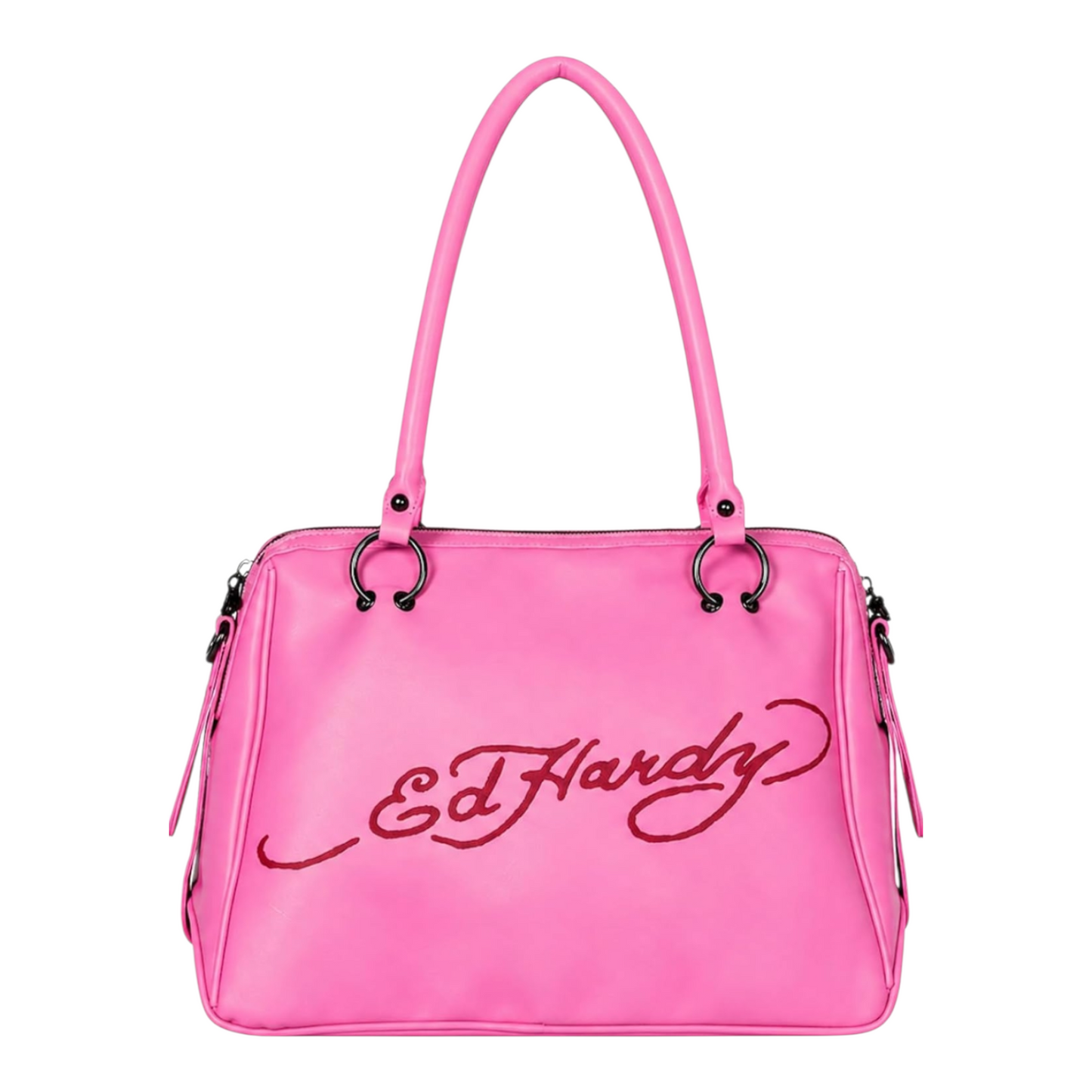 Tote Ed Hardy rosa 40x30cm aprox