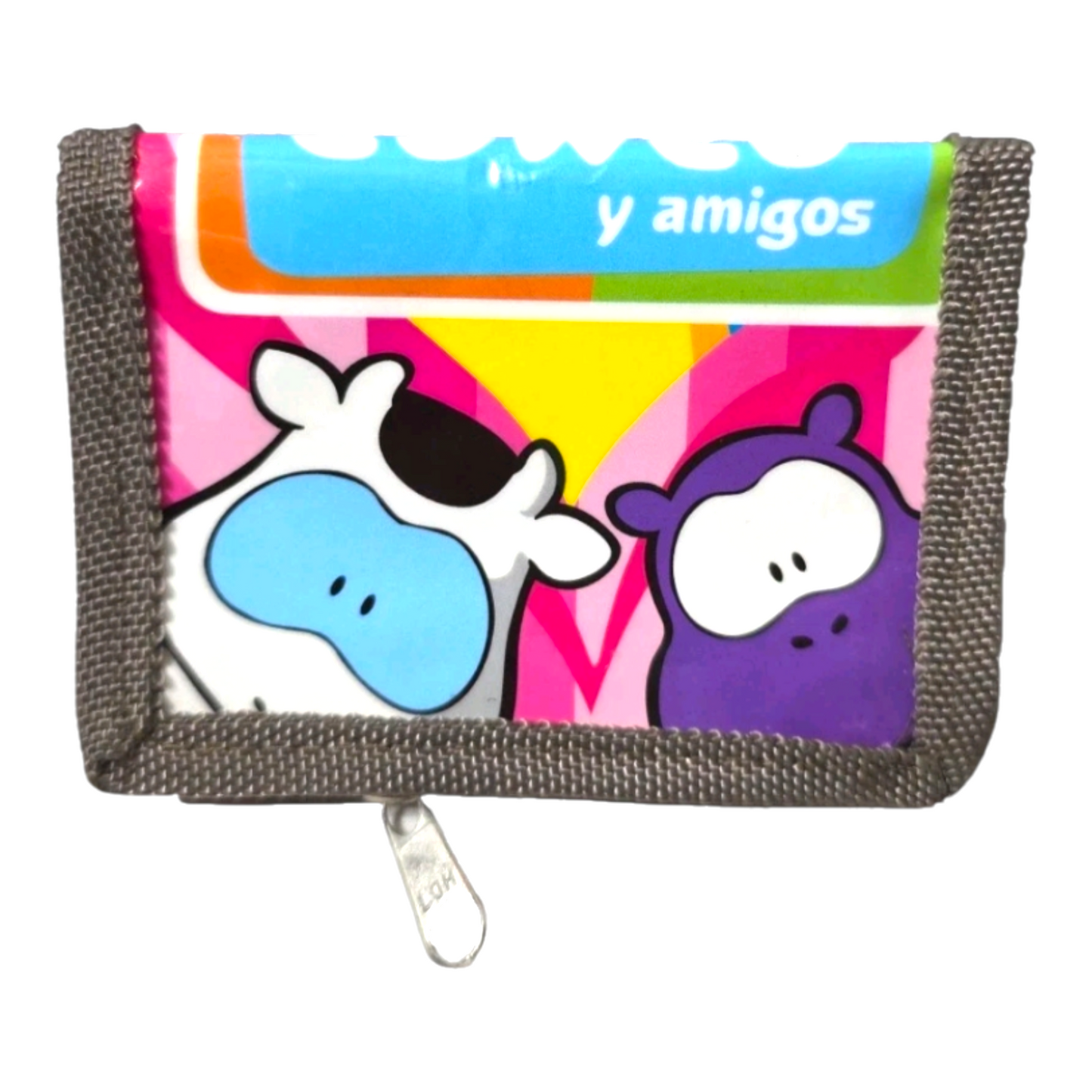 Cowco vintage cartera monedero café