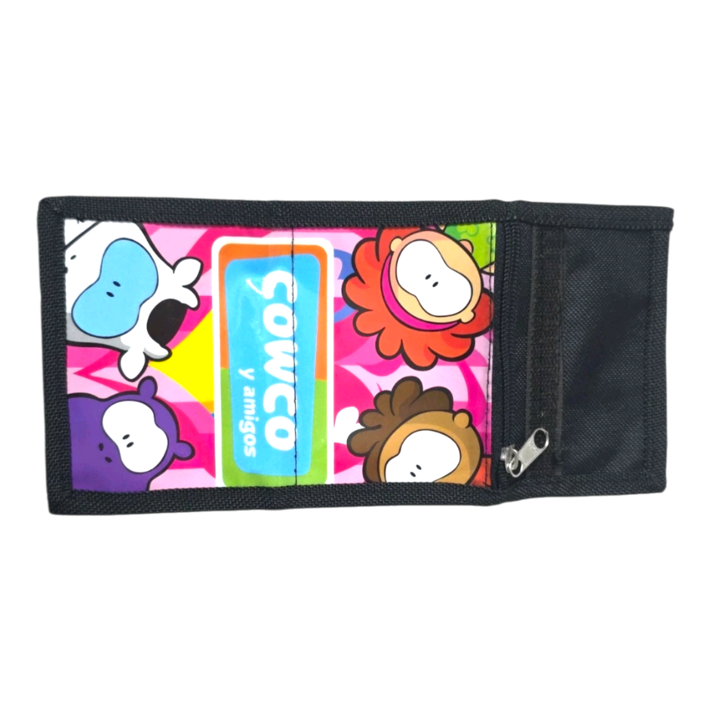 Cowco vintage cartera monedero negro