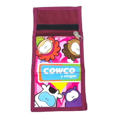 Cowco vintage cartera monedero vino