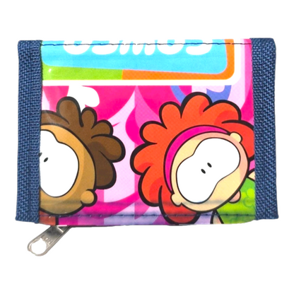 Cowco vintage cartera monedero azul marino