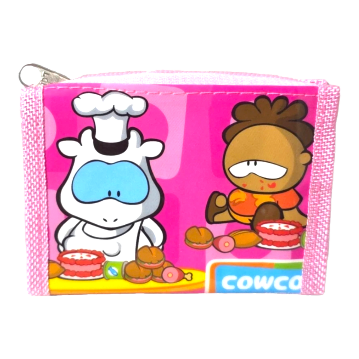 Cowco vintage cartera monedero rosa claro