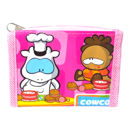 Cowco vintage cartera monedero rosa claro