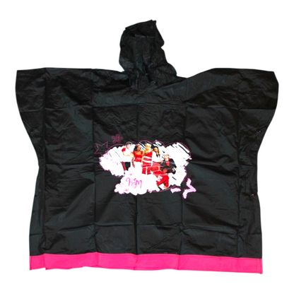 Impermeable infantil unitalla High School Musical vintage poncho negro