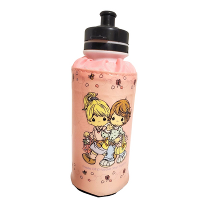 Termo sencillo de pipeta con funda Precious Moments tipo charol vintage