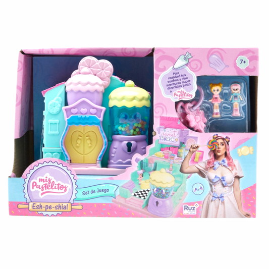 Shopkins Mis Pastelitos Sweet House Esh-pe-shial Set de Juego Morado