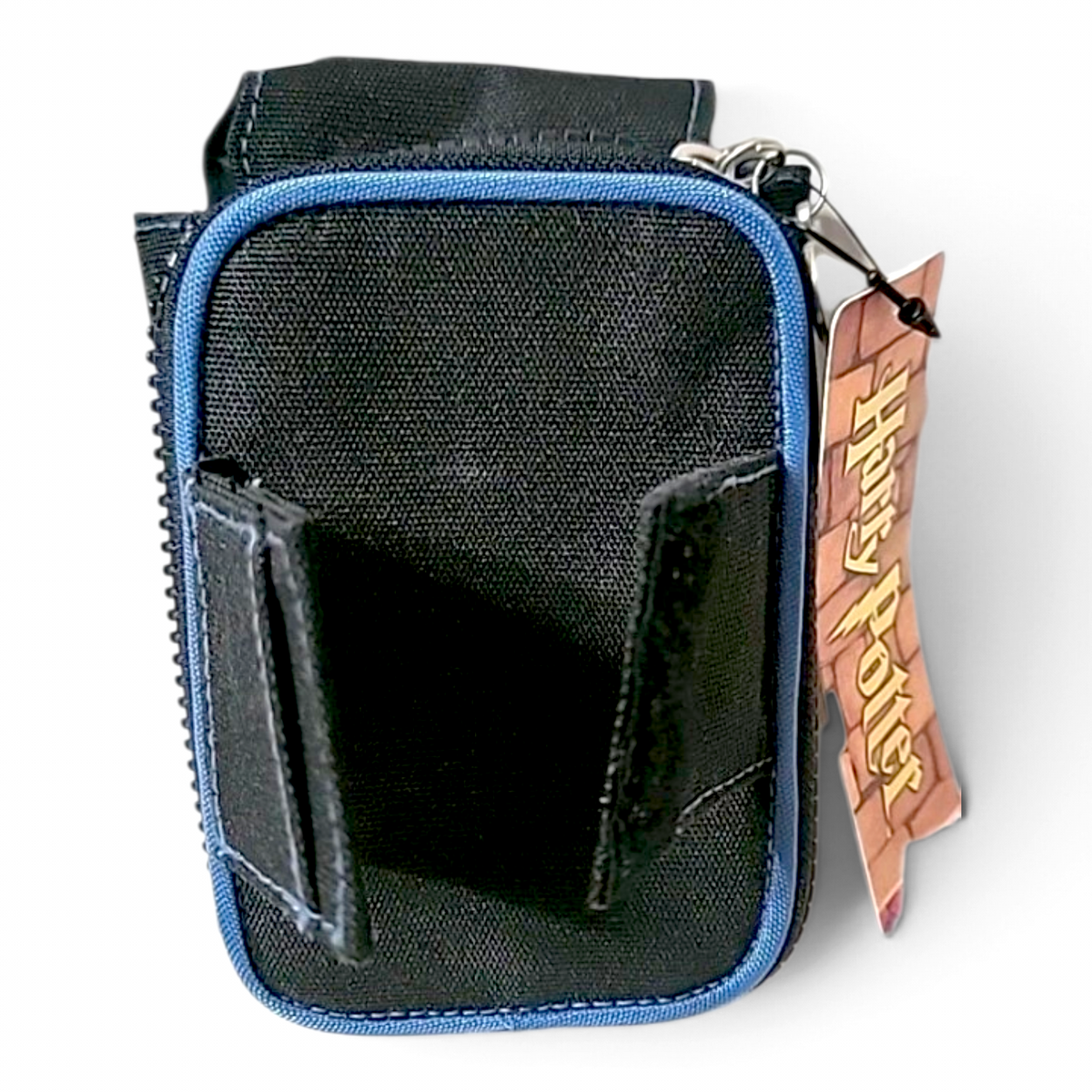 Harry Potter Vintage Cartera Monedero o Porta Celular con Velcro Azul Ravenclaw 13x9 cms aprox