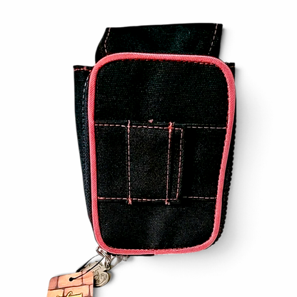 Harry Potter Vintage Cartera Monedero o Porta Celular con Velcro Roja Gryffindor 13x9 cms aprox