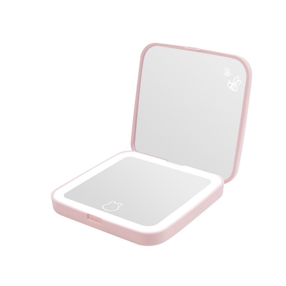 Impressions Vanity Winnie Pooh Espejo portátil. Con luz led touch y aumento. Recargable