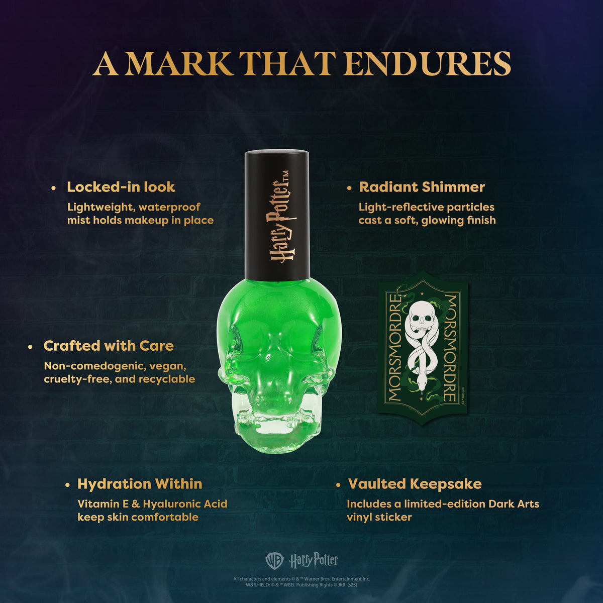 ⚠️ PREVENTA Maquillaje Harry Potter Dark arts fijador Iluminador