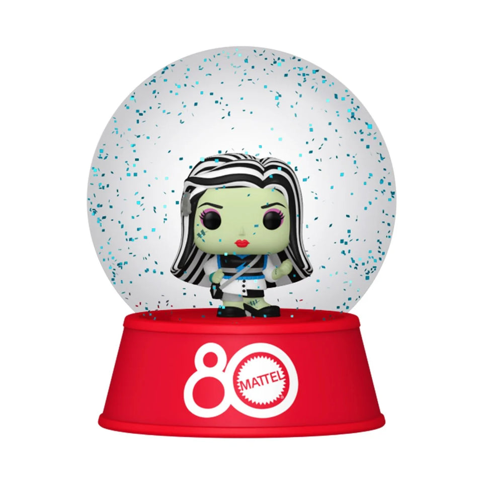 Snow Globe Mattel 80 aniversario pequeña Monster High