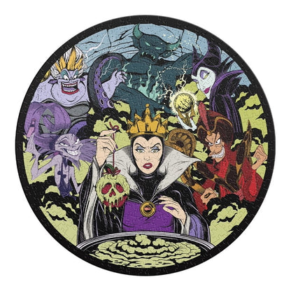 Rompecabezas Disney Villanos Redondo - 500 Piezas