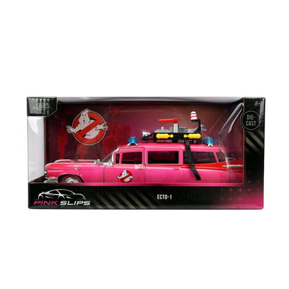 Jada Diecast Escala 1:24 Ecto-1 Rosa Cazafantasmas