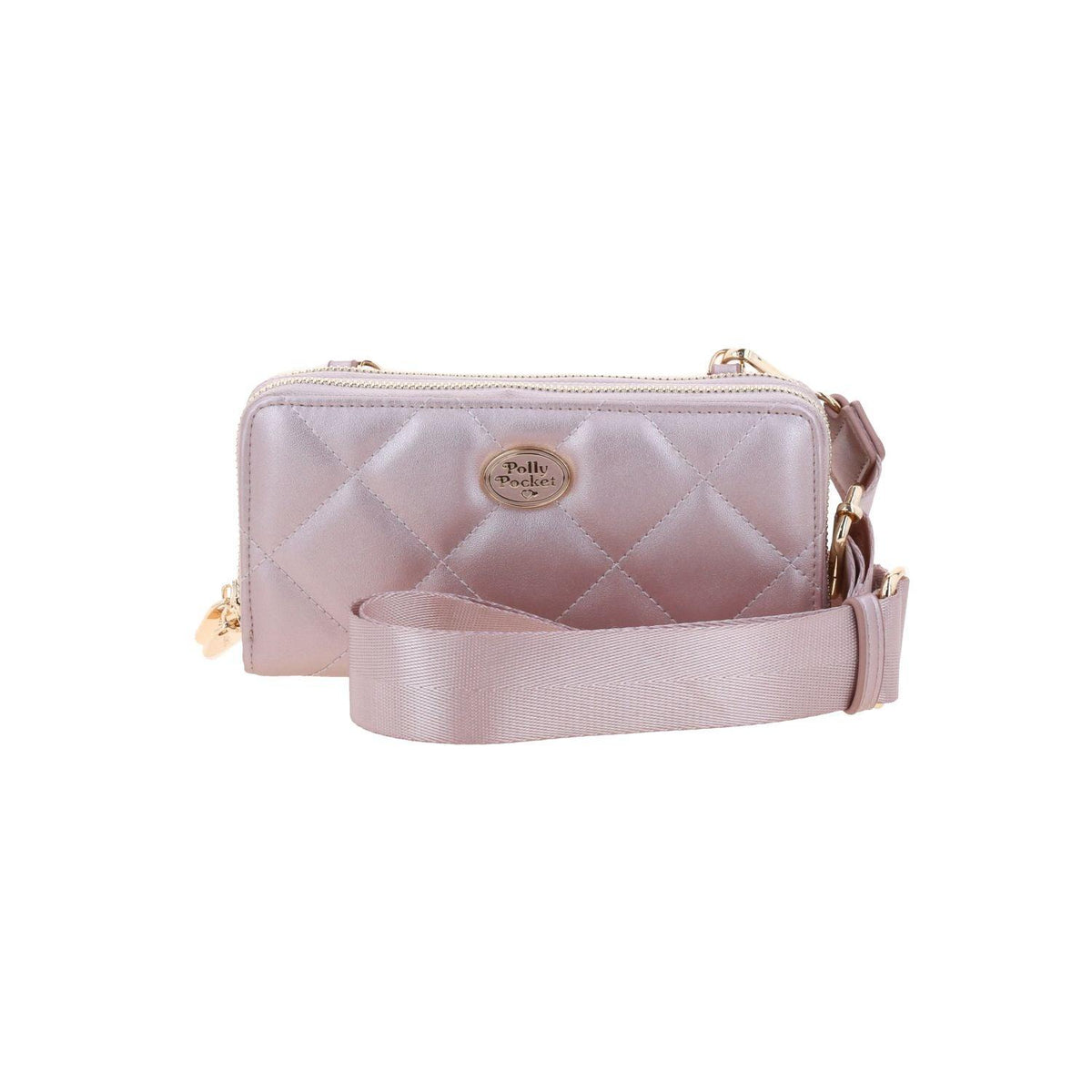 ⚠️ PREVENTA (Se envía 1 semana después de su compra) Polly Pocket Cartera Crossbody Rosa by Gorett 20x10x4