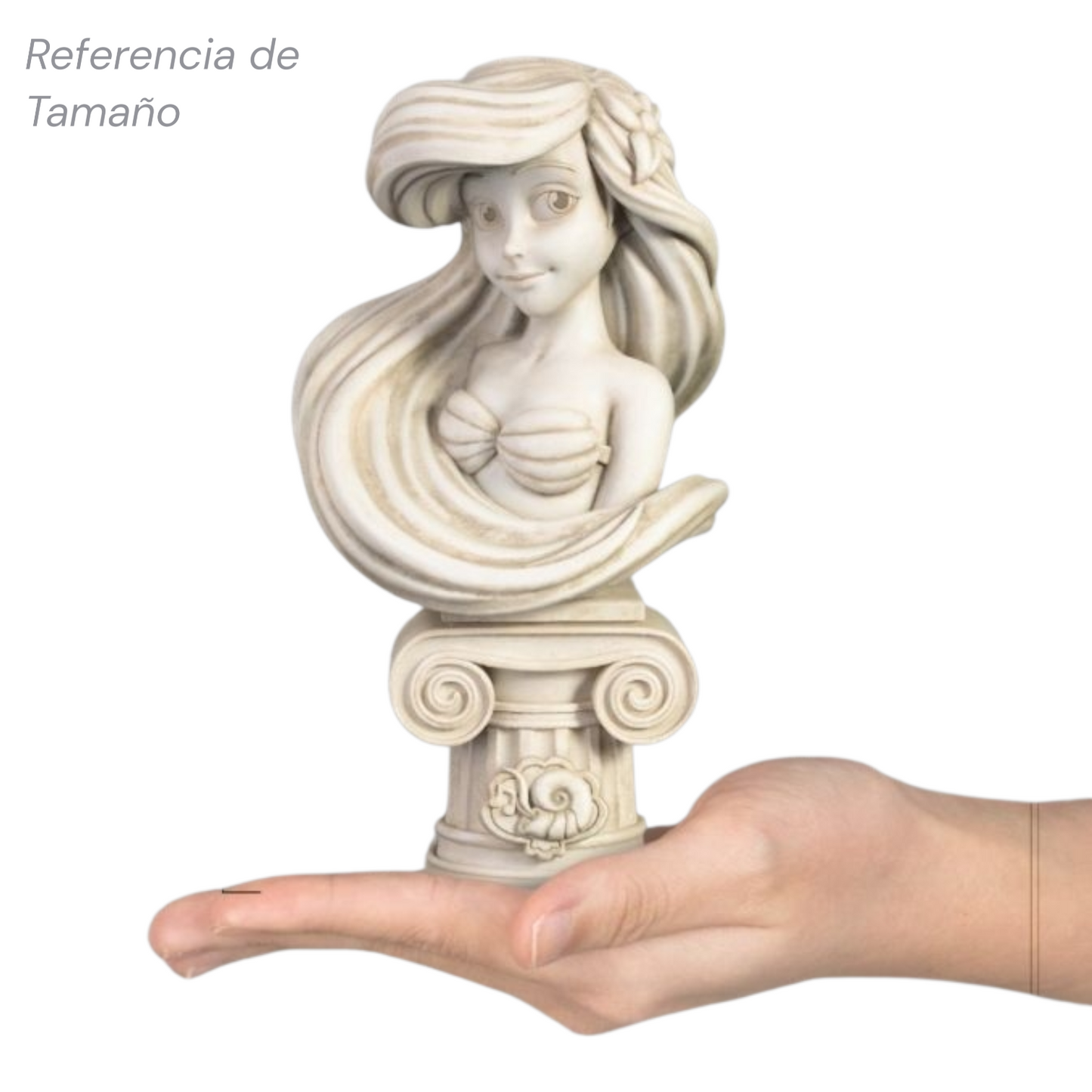 Busto Beast Kingdom Plástico Jasmine Aladdin