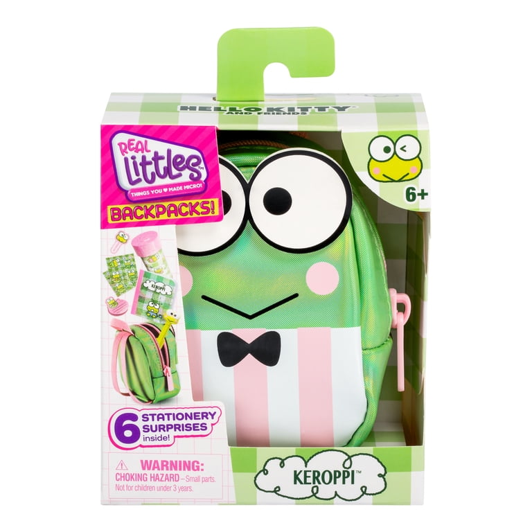 Real Littles Backpacks Hello Kitty and Friends - Keroppi - Mochila Miniatura 9 cm
