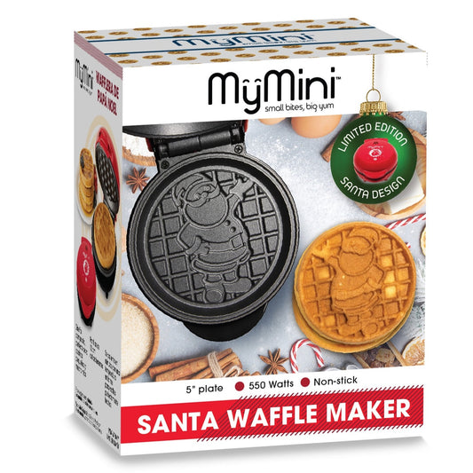 Mini wafflera Santa Navidad Maquinista Para hacer Waffles