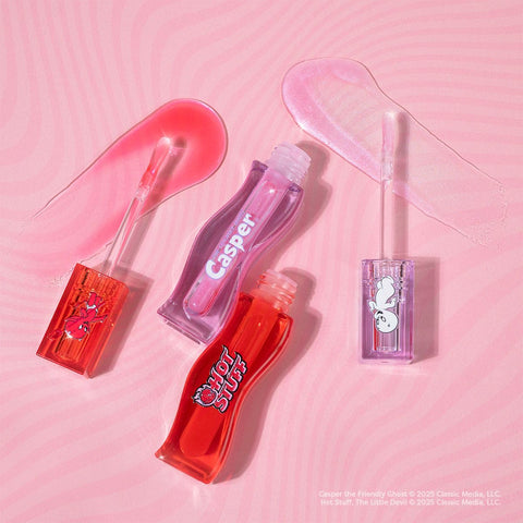 Hot Stuff + Casper Make up maquillaje Profusion Plumping lip oil set