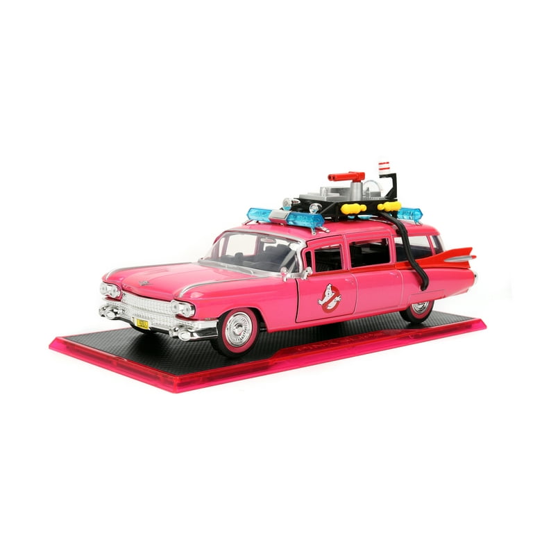 Jada Diecast Escala 1:24 Ecto-1 Rosa Cazafantasmas