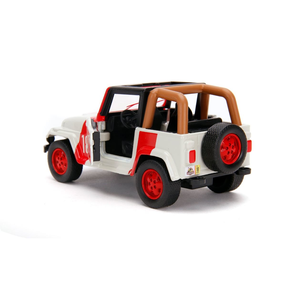 Jada Diecast Escala 1:32 Jurassic Park Jeep