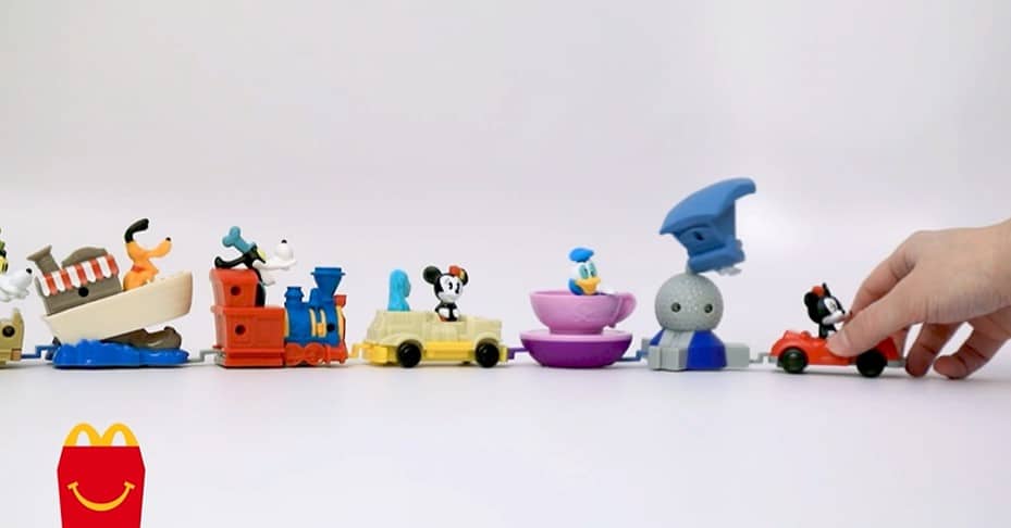 McDonald's Happy Meal Mickey and friends Runaway Train 50 aniversario Disney Año 2020