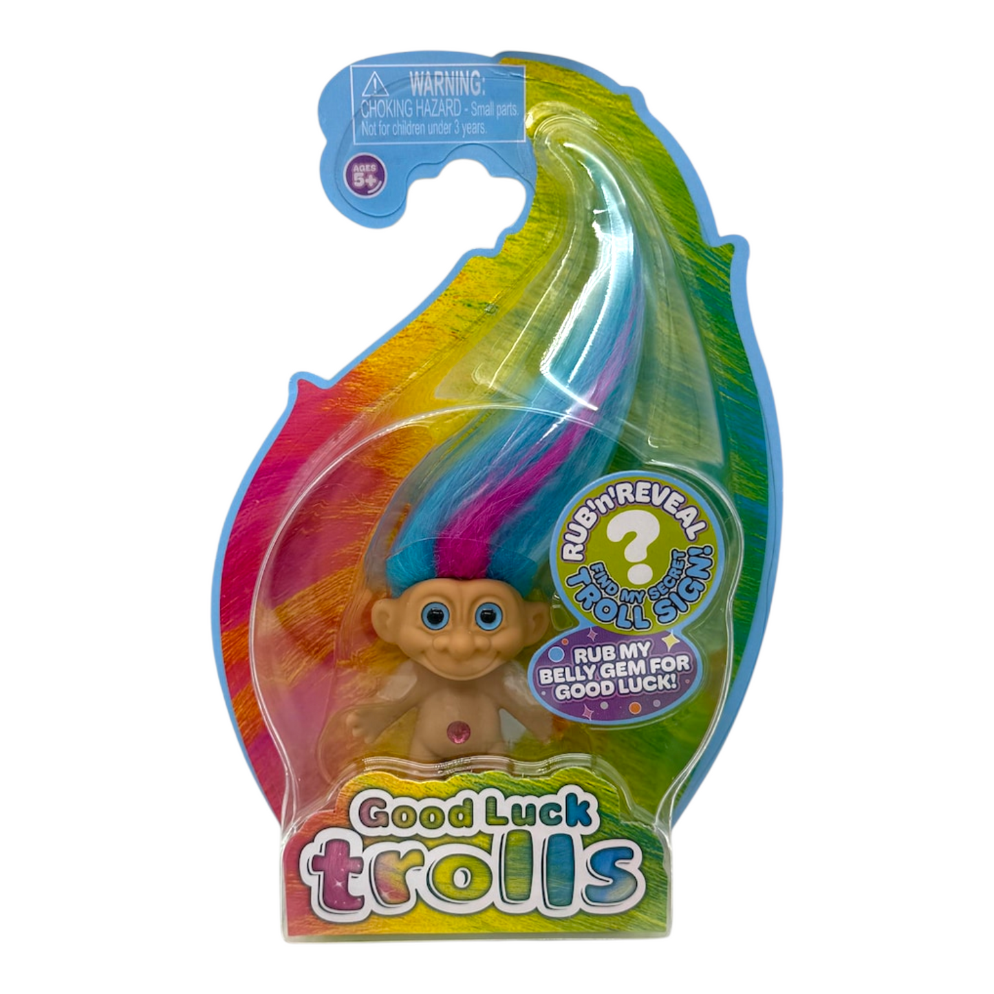 Good Luck Trolls Rub 'N Reveal RUBY PINK (Rubí Rosa)