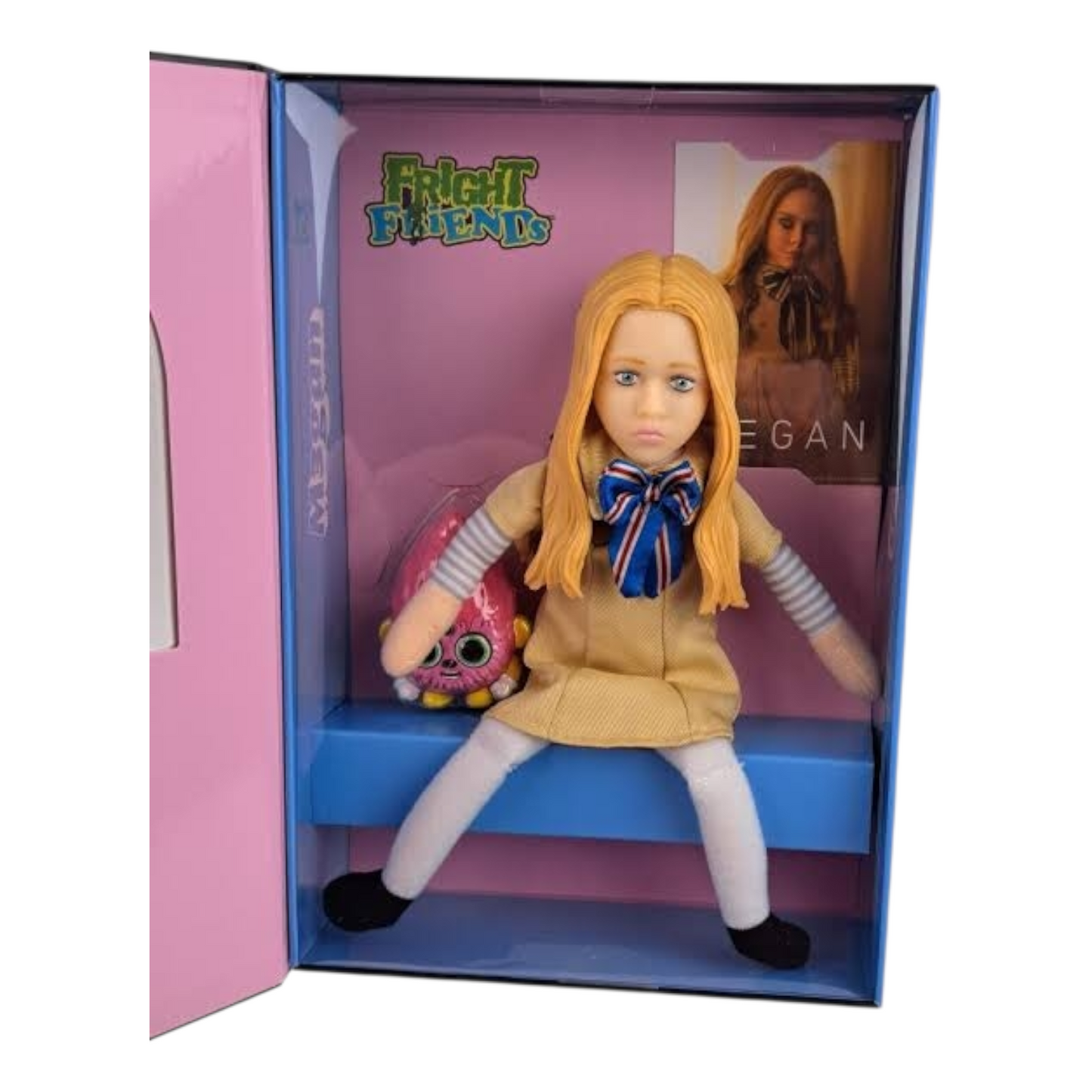 M3GAN Fright Fiends Muñeca con detalle de suaje En Caja exterior