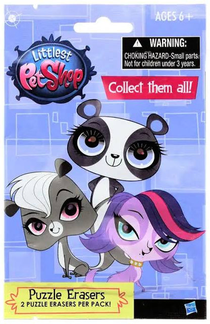 Blind bag bolsa sorpresa 1 pz aleatoria Littlest Pet Shop borrador rompecabezas