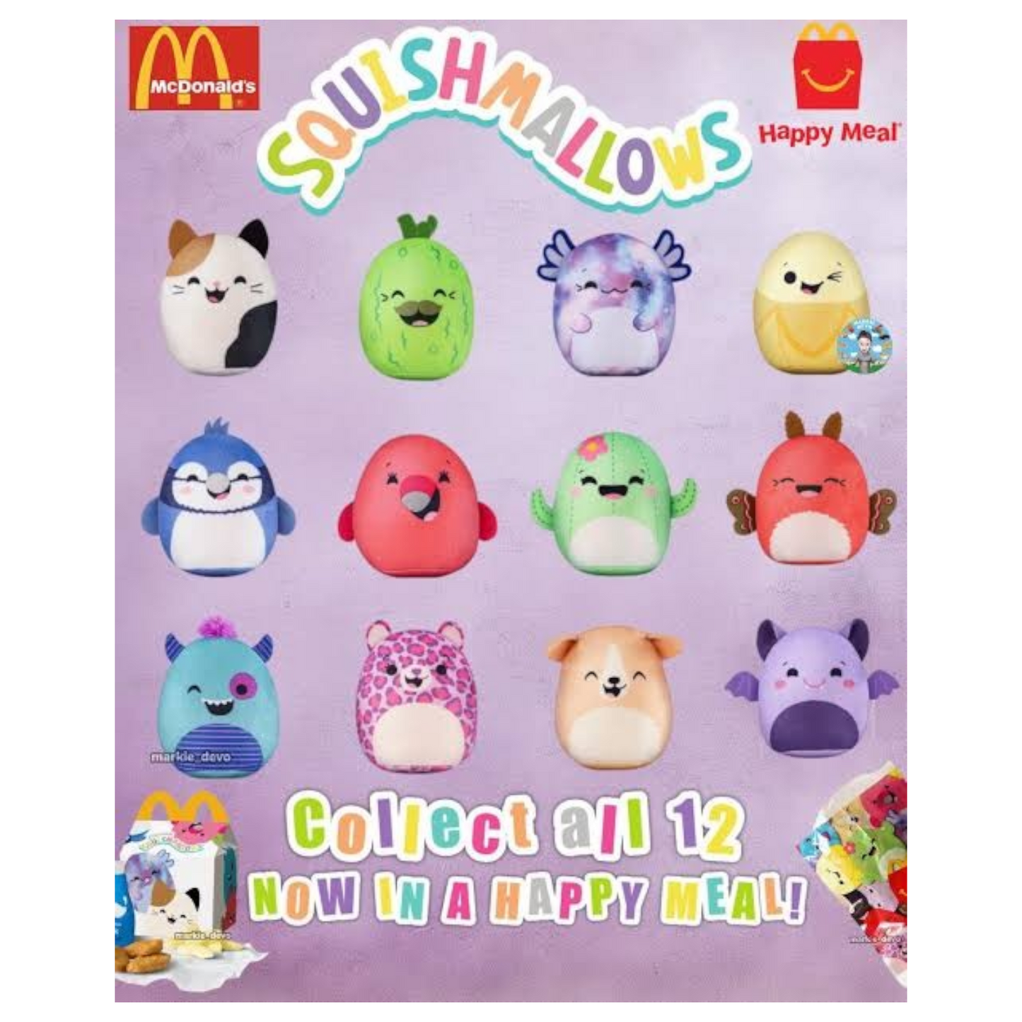 McDonald's Happy Meal Squishmallows Blind bag bolsa sorpresa año 2025