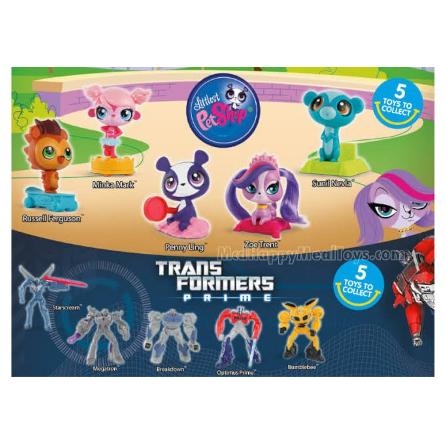 McDonald's Happy Meal Littlest pet shop año 2012