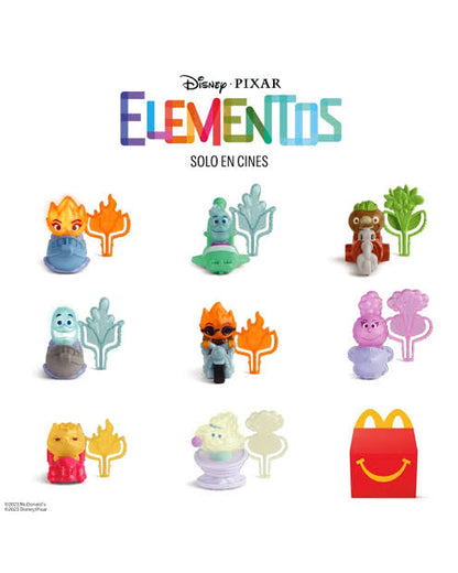 McDonald's Happy Meal año 2023 Elemental