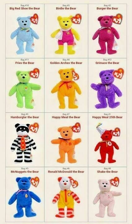 McDonald's Happy Meal año 2004 aniversario
