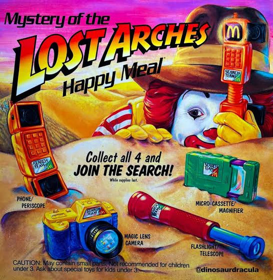 McDonald's Happy Meal Mystery of the Lost Arches Año 1991