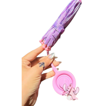 Disney Sombrilla para celular Magsafe magnética Stitch (últimas fotos ejemplo de uso)